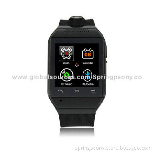 Gift black touch screen smart watch